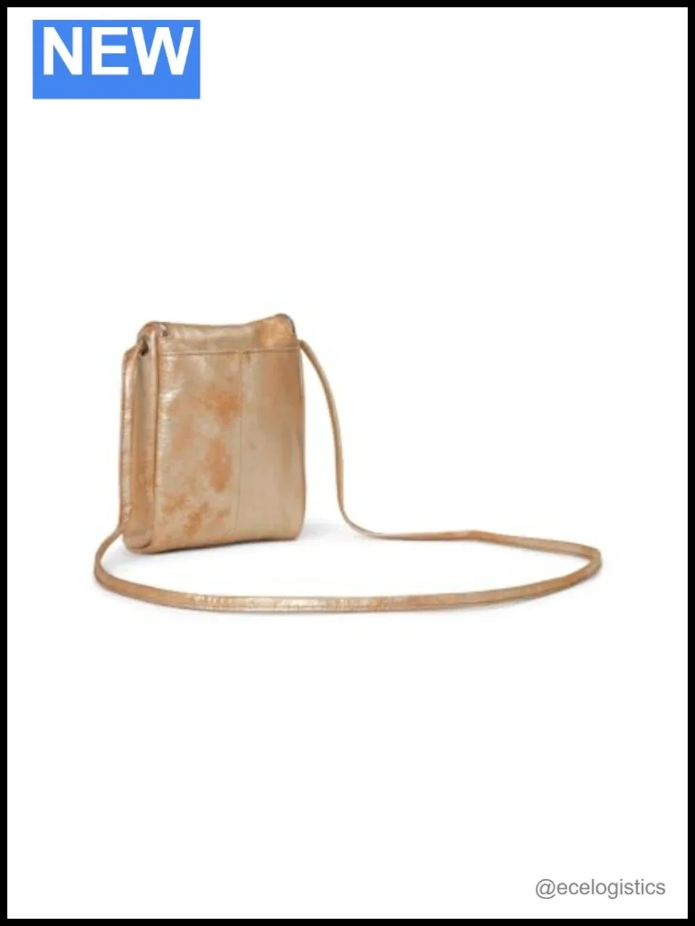 Genuine Leather Fern Crossbody Bag with Adjustable Strap and Phone Pocket